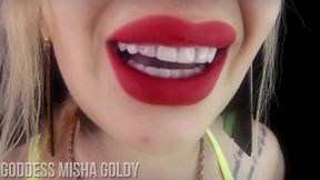 You will not be able to say no to my red hot lips