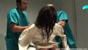 Raw Orgasmic Pleasure For Her Two Male Medical Professionals