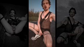 Secrets of the Night: Early Morning Wanking on the Field Trails (gladiator Part 1)
