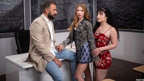 Spicy Myra Moans and Pixie Smalls's cowgirl xxx