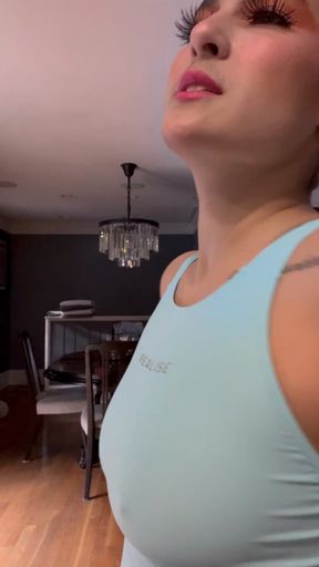 Shiny Pantyhose ass worship JOI POV