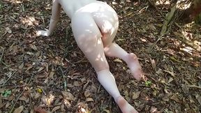 Being a good little pet for faeriewillow in the woods