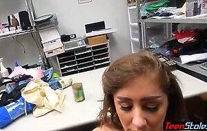 Understanding guard fucking a small titted chubby teen thief tommy king