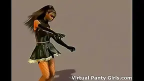 Busty Virtual Maid Tempts You with Steamy Hentai Service