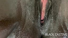 Ebony African Big Ass Teen Shaking the Ass and Fingering Her Pussy to Orgasm