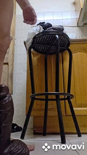 How delicious my fat dildo enters my big ass