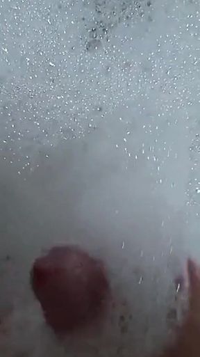 Strong Pennis Mastrubation in Wash Tub