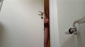 Hiding Behind Door