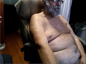 Grandpa Play On Webcam