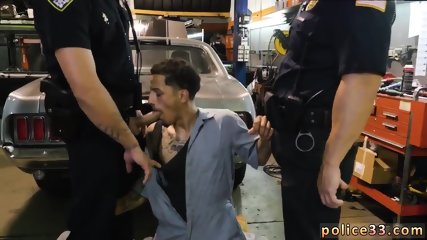 Black military men with big dick gay Get penetrated by the police