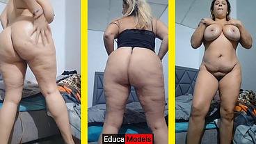 YELIXNOW CHUBBY BODY FETISH FAT ASS BOUNCING