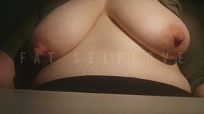 Voyeur BBW Nipple Tease – Swollen Nipples, Heavy Breasts & Cream Massage