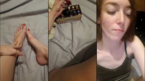 deesse se masse les piedsvideo minutes - massage de pieds vernis