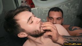 Hairyass skinny twunk analpenetrated