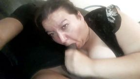 Wildenglishbbw sucking BBC Nata4sex fingering my pink wet pussy