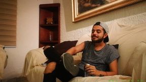 Extremely Ticklish Latino Boy Adrian Receives Full Body Tickle Treatment + Foot Worship. The Boy Shows Pretty Intense Reaction Because Of The Merciless Tickling. Our Sign To Tickle Him Even More. HAHA!