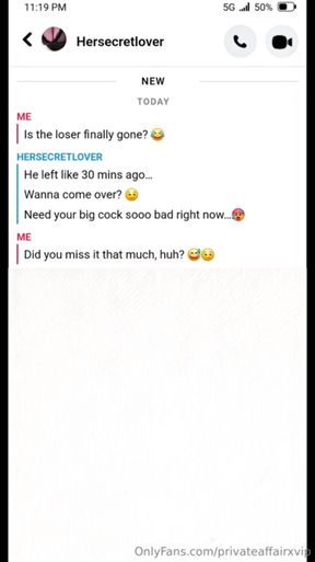 Snapchat Affair: Chubby MILF Gets Risky Creampie