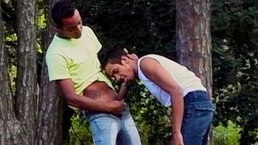 Hebster and Jadiel fuck in the middle of a jungle