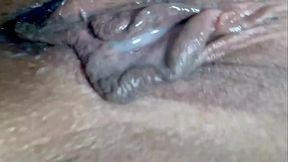 Amazing massive crempie, thick milk inside my wiffe dripping like a waterfall