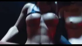 Cyberpunk threesome 3 Girls 18+ 3D animation hentai