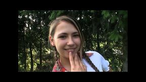 outdoor fuck for a sweet and slutty teen