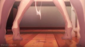 Orihime Gets Fucked Hard Till There's Cum Overflowing Out Of Her Pussy