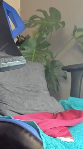 Masturbation Fat Cock Xxl of Latina Trans on Valentine's Day Hot Pantyhose