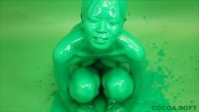 Green painting