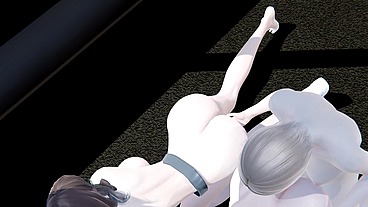 Hentai Uncensored 3D - 2 Girls Fucked by Futanari - Japanese Asian Manga Anime Film Game Porn