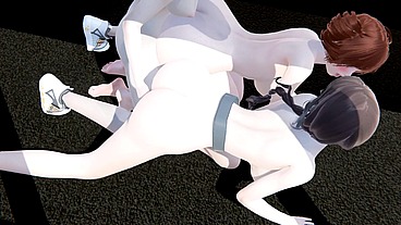 Hentai Uncensored 3D - 2 Girls Fucked by Futanari - Japanese Asian Manga Anime Film Game Porn