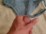 (Part 2) Cumshot On GF Thong Thick 8.5 Inch Dick