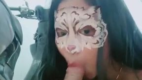 Hot motor scooter ride leads to steamy sex