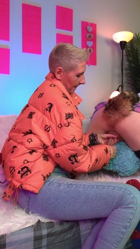 Stepmom and her femboy horny fox