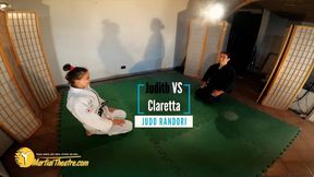 Judith VS Claretta judo randori