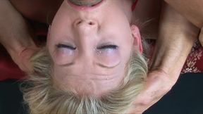 Blonde slut who cant wait to finish off the big cock