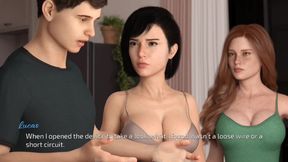 Step Brother Conversation with Beautiful Girl