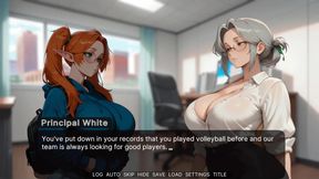 Seraphina's Life: Futa Surrounded with College Chicks Got Hard Time to Keep Her Dick in the Pants - Episode 3
