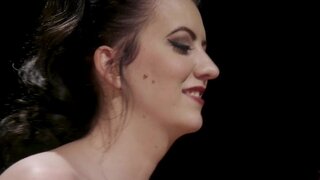 Busty mistress dominates a guy and fucks him with a strapon