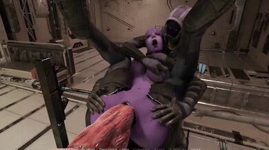 The witch opened a portal and a huge mutated dick came out and fucked their asses. part 2