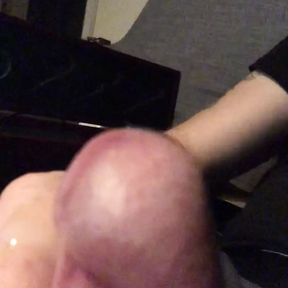 POV video of the second spit of my at the end of the day