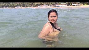 Desi Puja Bhabhi Fuck in the River.