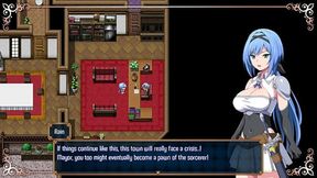 Encontrando um velho que vai ajudar a protagonista se ela vestir um biqu�ni - Nightmare Knight - Parte 10 - [Good Route]