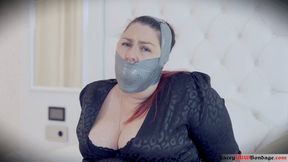 Lacey - My Blind Date Predicament FULL Video ( BBW Bondage , Cleave Wrap Gag , Rope Bondage , Duct Tape Wrap Gag , Black Tape Wrap Gag , Spreaded Legs , Bound Orgasms , Wrap gags )