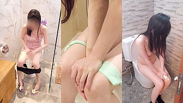 Pissing scene(Japanese slender girl)