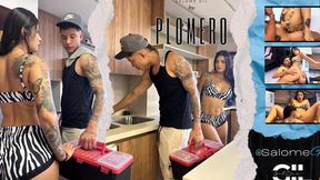 Big Ass Latina MATURE seduces the plumber and fucks him good