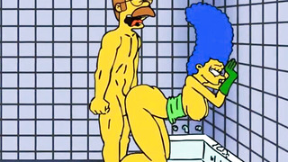 Marge Simpson swinger sexwife