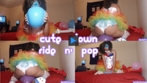 Cute Clown Ride n Pop