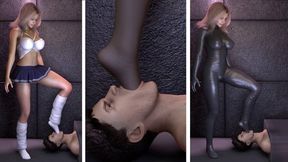 Taste All My Footwear - Foot Gagging