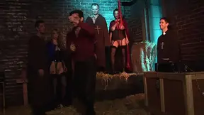 Alexis Silver, Carmel Moore, Jodi James And Carolina De Lys Enormous Gang Bang