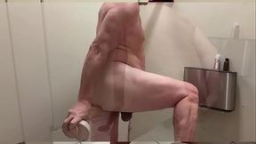 Mitchibitionist - Public toilet dildo exhibitionist - Aug 13, 2025